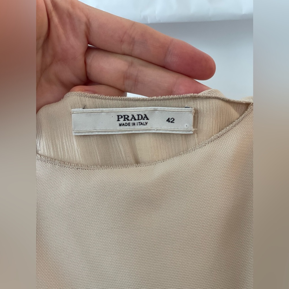 Prada beige dress, size 42 European - Picture 4 of 6